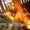 hot sale!! 1.25T steel shell industrial electrical melting induction furnace