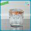2015 China hot-sale glass jar glass Jar with metal buckle whole-sale metal buckle for Food