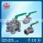 China Professional Manufacturer Of 1PC/2PC/3PC WOG sanitary stainless steel screwed ball valve