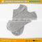 BY-160404 Hot Sale Men Plain Ankle Cotton Sport Socks Colored Heel And Toe Custom Quality Choice Most Popular