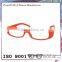 Varied vivid color and rubber coating ce plastic glasses