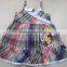lovely ruffle dresses girls plaid halter dress baby toddler girl dresses