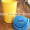 BT50C 35liter round ice cream bin with swing cover, 13 gallon trash can