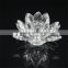 Handmade beautiful crystal lotus flower candle holder wedding favors