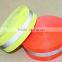 high visibility elastic warning adjustable reflective wrist band for night running cycling
