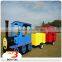 fiberglass trackless diesel road train christmas carnival games electrical train