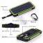 2016 Trending Products 12000mah Solar Power Bank Charger With Led Light