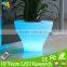 CE&ROHS approved waterproof Glowing plastic pot for flower/flower planter