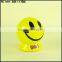 smile face 9 inch customized coin bank,plastic 9 inch coin bank,coin bank China supplier baby toys