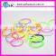 Silicone loom bands bracelet / Mini loom rubber bands/ DIY charm bracelet/colorful smart bracelet