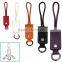 2 in 1 Function Leather Keyring Hanging Decoration USB Sync Charger Data Cable for iPhone&Android