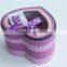 Nice & fancy handmade chocolate & flower cardboard packaging gift box