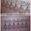 Wholesale transparent acrylic wine glass holder