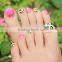 Beauty Sticker GMP Toe Nail Art Foil Stickers Glitter Country Flag Manicure Adhesive Stickers for Toe Nail