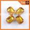 Octagon 8*6 Sew on glass colored crystal rhinestone for decoration