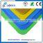 Corrugated plastic layer pad for beer and liquor containers