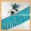 Long polyester fringe for clothes decorative