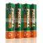 Ni-Zn 1.6V AAA 900mwh Rechargeable battery 3a high capacity cell