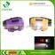 ABS material waterproof 200 lumens 3W CREE +2 red led high power headlamp
