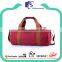 Custom logo polyester young sports travel bag