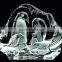 Clear glass home decoration -animal