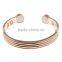 Fashion Cooper Magnetic Bracelets Bangles Magnetic Energy Power Bangle Health Power Therapy Magnet Bangle Hygiene Jewelry