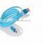 New Design Colorful TPE Round Noodles High Speed Micro Usb Cable Pigtail(OEM ODM)