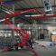 12m Manual trailer aerial work platform