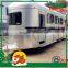 Deluxe camping horse trailer for 3 horse with front sofa/bed