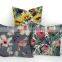 Plain style new floral design wholesale custom pillow case cover