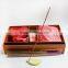 promotional bath and body massage relax gift with soapflower +Incense+candle