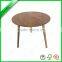 2016 popular design wooden leg for green coffee table