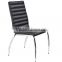 black stackable metal stock chairs used AH-40A