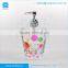 3D Bubble Home Decoration Fish Pattern of Tumbler Lotion Dispenser Toilet Waste Bin Acrylic Bathroom Accessory