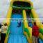 Yellow color biggest huge gaint inflatable climbing and slide,popular inflatable water slide