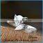 Hot new fashion elegant jewelry women charms gold silver ring 925