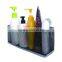 cosmetic storage hanging Bathroom 3-pocket PVC Mesh Organizer bathroom holder