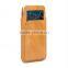 Beautiful genuine leather soft mobile phone pocket bag case
