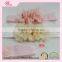 Wholesale Pink Flowers Headband For Baby Girls With Elastics Band