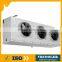 CO2 refrigerator evaporator coil water defrost