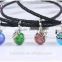 Leather Cord Magnetic Essential Oil Perfume Charm Necklace Pendant Wholesale 2016