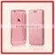 Electroplating leather ultra-thin TPU mobile phone case cover holster with card for iphone 6 6plus