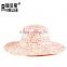wholesale hat fashion printing lady hat paper straw hat
