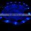 Big whirlpool bathtubs Royal octagon outdoor massage pool with LED lights