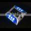 CE approved Aluminum alloy Blue LED flashing light solar road stud