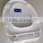 FG720PP-- PP material ergonomic toilet seat with Matched Plastic Hinges Elongated Toilet Seat, White