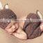 2016 Newborn Baby Photography Props Soft Handmade Knit Cute Cap And Pants Set For Baby Newborn