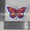 new design beautiful double sequin butterfly pattern patch neck patch designs for sale