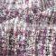 2016 NEW STYLE Light Purple tweed fabric, worsted 100% wool fabric wholesale