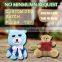 lovely teddy bear plush toy with sublimation printable T-shirt